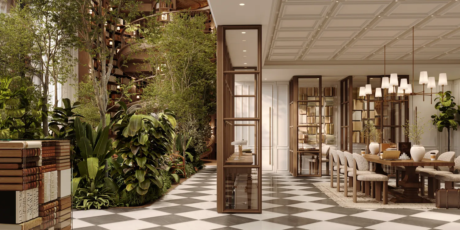The Archive interior view 10